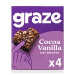 Graze Healthy Snacks - Cocoa Vanilla Vegan Snack Bars-4x30g