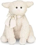 Bearington Baby Blessings Lullaby Musical Lamb White Plush Stuffed Animal, Adorable, Soft and Cuddly, Great Gift for Kids of All Ages, Birthdays, Holidays and Special Occasions Like Easter, 12 inches