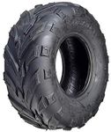 AlveyTech 145/70-6 Front Tire with V-Tread - Fits the Coleman KT196/CK196-T Go-Kart, 4x4 Quad, Mini Dirt Bike, UTV, ATV, Lawn Mower and Electric Cart - Tubeless Rubber Wheel - Mini bike Tire