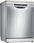 Bosch Home & Kitchen Appliances Bosch Series 6 SMS6TCI00E Dishwasher with 14 place settings, A Energy Rating, PerfectDry, AntiFingerprint, Freestanding, Silver