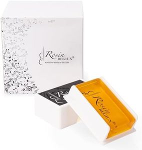 Natural Low Dust Rosin 2-Pack for Violin, Viola and Cello with Protective Case