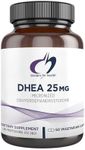 Designs for Health DHEA 25mg - DHEA Supplement for Men + Women - Supplement to Help Support Healthy Aging, Muscle Integrity, Energy + Hormonal Synthesis - Non-GMO (60 Capsules)