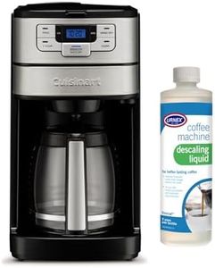Cuisinart DGB-400 Automatic Grind and Brew 12-Cup Coffeemaker Bundle with Descaling Liquid (2 Items)