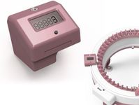 AIDILER Knitting Machine Counter, Circular Knitting Machine Counter, Suitable for Sentro 32.40.48 Needle Row Counter（Pink）