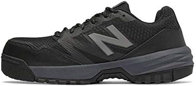 New Balance Men's Composite Toe 589 V1 Industrial Shoe, Black/Grey, 10.5 US X-Wide