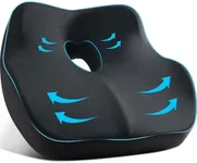 Seat Cushion for Desk Chair Cushion for Hip Tailbone Pain Relief Memory Foam Seat Cushion for Car, Driver, Office Desk Chair Cushion for Gaming Ergonomic Patented Office Chair Cushion Pad Donut Pillow