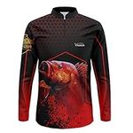 FAISOX UPF50+ Lure Fishing Jersey, 