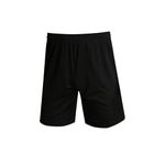 MIXLAC Boys PE Shorts Kids School Activewear Shorts Unisex Gym Football Sports Running Training Shorts Black 11-12 Years