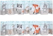 Bedtime Originals Woodland Friends Nursery/Child Window Valance 2-Pack