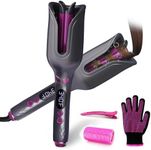 Automatic Curling Iron, Automatic Hair Curler with 7 Temps & 3 Timers, Ceramic Coating Rotating Curling Iron, Fast Heating Curling Wand Pack for Daily Use & Beginners