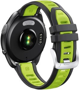 ANBEST Correa para Garmin Vivoactive 5 Vivoactive 3 Forerunner 245/165/645 Correa-20mm, Pulersa de Silicona de Repuesto para Garmin Venu/Venu 2 Plus/Venu SQ 2 Brazalete