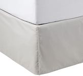 Amazon Basics Pleated Bed Skirt - Queen, 152 x 203 x 41 cm, Light Grey, Solid