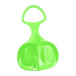 Zxpjkyu Winter Sled for Snow And Grass Sliding, Large Toboggan with Handle for All Ages, Green