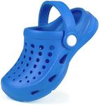 Cubufly Boys and Girls Garden Clogs Slip on Water Shoes Children Sandals for Indoor Outdoor Blue(Toddler/Little Kids/Big Kids)
