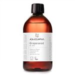 Naissance Grapeseed Oil (No. 210) 450ml - Natural Moisturiser and Conditioner - Ideal for Hair, Skin, Massage, Face, Beard and Aromatherapy