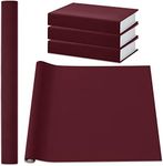 PerKoop Lincia Book Cloth for Binding 40x16 in Fabric Surface & Paper Backed Bookcover Archival European Durable Strong Bookbinding Supplies Cover Your Books Album Craft DIY (Red), (HTN-PerKoop-0541)