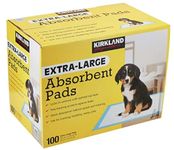 SIMILAR Kirkland Signature Extra Large Absorbent Pads, 100 Large Pads, 30" x 23" (Original Version)