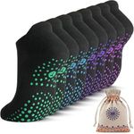 Pilates Socks for Women, Cushioned 