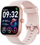 ENOMIR Smart Watch for Women Men (Answer/Make Calls) Compatible with iPhone/Android/Samsung, Alexa Built-in, [1.91" HD Screen] Waterproof Fitness Watch with Heart Rate/Sleep/SpO2 Monitor(Pink)