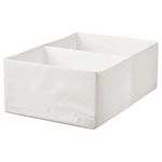 Ikea TSSP Box with compartments, White 34x51x18 cm (13 ½x20x7)