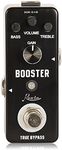 Rowin Booster Pedal with Rich Distortion Sound True Bypass LEF-318