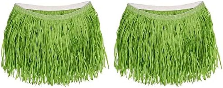 Beistle Adult Mini Green Hula Skirt Pack of 2