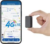 Zeerkeer Rechargeable Magnetic 4G GPS Tracker UK & Worldwide Real -time Tracking 4G Mini GPS Locator for Kids, Luggage, Trucks, Vehicles, Car, Free APP/Web Tracking, No Subscription