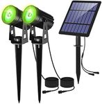 CORESLUX LED Solar Spot Lights Outdoor Garden Landscape Lamps, Solar Uplighters Outdoor Garden IP65 Waterproof Outdoor Security Lights Solar SpotLights Outdoor for Garden Yard Lawn Path