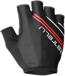 Castelli Women’s Dolcissima 2 Glove, Half Finger Padded Cycling Bike Gloves, Road Cycling & Bicycling Racing - Black - Small