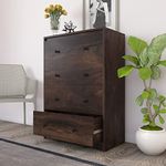 Studio Kook Avon Engineered Wood Chest of Drawers (Matte Finish) (Junglewood)