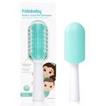 FridaBaby Thick or Curly Hair Detangling Kids Brush by Fridababy, Detangles Knots Without Tears or Breakage, Comb Teeth and Bristle Design