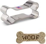 Ann Clark Cookie Cutters Dog Bone Cookie Cutter - 3.1 Inches - Us Tin Plated Steel