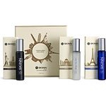 Titan Men Skinn Travel Pack Edp Cedar Aerosol Perfume, 20Ml (Pack Of 3), 90 Millilitres