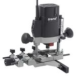 Trend T5ELB 1/4-inch Variable Speed Workshop Router, Black/Grey, 1000 W, 115 V