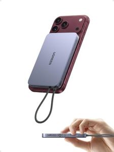 UGREEN Magflow Qi2.2 25W Slim Power Bank 10000mAh | Qi2 Magnetic Wireless Charging; 45W USB-C Fast Charge; Smart Display; Slim Power Bank