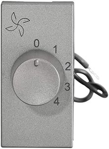 Legrand Arteor Dimmers and Fan Regulators, 1 Module (Magnesium, Pack of 1), Silver, standard (573616)