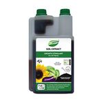 Ecoworm Soil Improver & Organic Fertiliser – Natural Soil Conditioner & Plant Food – Liquid Vermicompost Extract for Indoor & Outdoor Plants – 1L Makes 200L