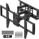 ELIVED TV Wall Bracket Tilt Swivel for Most 37"-70" Plasma, LCD, LED, OLED Flat/Curved TVs with Max VESA 600x400mm up to 45KG, Full Motion TV Bracket with Strong Articulating Arms, TV Mount EV015