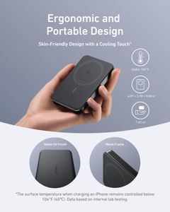 Anker MagGo 10000mAh Power Bank – Portable Magnetic Charger