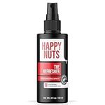 Happy Nuts Refresher Men's Ball Deodorant Spray - Cooling, Toning, Deodorizing Body Spritz - Natural Ingredients, Ideal for Post-Trimming, Shaving & Cleansing - Groin Deodorant Spray