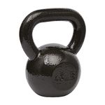 Amazon Basics Cast Iron Kettlebell with Enamel Finish, 45-Pound, Black