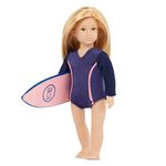 Lori LO31152Z 6” Urban Activity Surfer Doll, Audrina