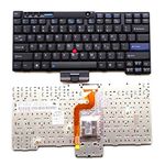 Fugen Laptop Internal Keyboard (US) for Lenovo IBM Thinkpad X200, X200S, X200SI, X200T, X201, X201I, X201S, X201T Part Number 42T3638, 42T3671, 42T3704, 42T3737, MP-89US Black