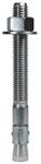 Simpson Strong Tie Wa75120 3/4-Inch by 12-Inch with 6-Inch Thread Length Zinc Plated Steel Wedge-All Anchor, 5-Piece