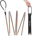 G2 GO2GEHTER 7075 Aluminum Alloy 270cm Backcountry Avalanche Rescue Probe with Storage Bag, Folding Design, Easy to Storage and Carry (Orange)