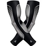 Compression Arm Sleeves Youth | Kids Athletic Sports Sleeves for Baseball Football Basketball Golf Tennis Volleyball Softball | Cooling UV Sun Protection | Pair of Shooting Sleeves