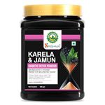 Srishma Karela, Jamun Diabetic Detox Powder | Infused with 11 Potent Herbs for Balancing Sugar | 100% Ayurvedic (200g)