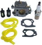KIPA Carburetor spark plug Fuel Filter kit For Stihl 041 041AV 041 Farm Boss Gas Chainsaw # 1110-120-0609 with Mounting Gaskets