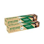 Freshee Pack of 2 Food Wrapping Paper for Baking, Non-Stick Food Paper, Multi-Purpose Organic Paper - Nature's Brown 20m x 300mm