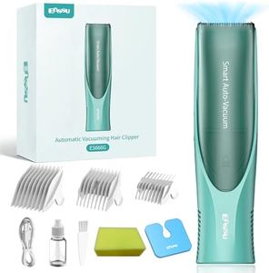 Bufccy Baby Hair Clippers, Low Noise Electric Vacuum Baby Hair Clippers for Kids, Waterproof, Rechargeable Hair Cutting Kit, Cordless Hair Trimmer for Toddlers & Children